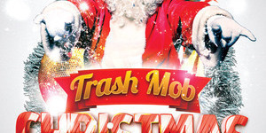 Trash Mob! Christmas stars