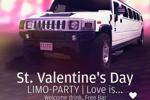 Проведи день всіх закоханих в лімузині VIP класу на LIMO-PARTY!
